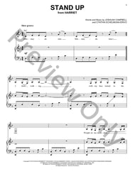 Stand Up by Cynthia Erivo J.W. Pepper Sheet Music